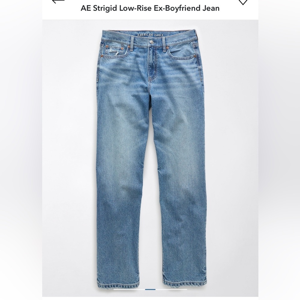 Women’s American Eagle Strigid Low Rise Ex Boyfriend Jean